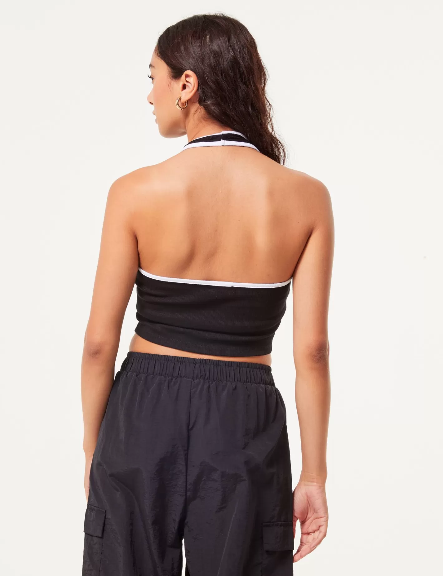 Crop top dos nu finitions blanches PLAYBOY X DCM ^Jennyfer Clearance