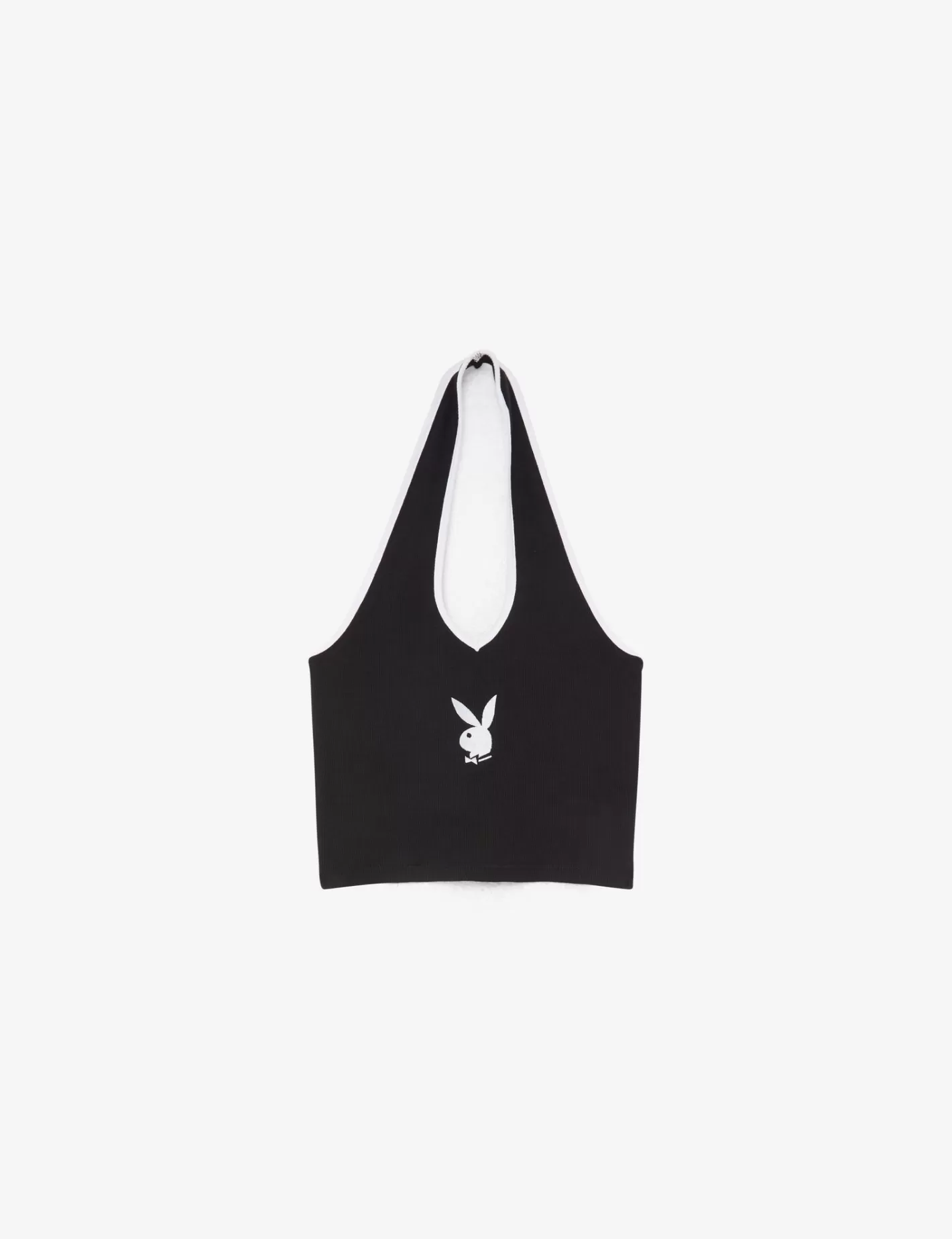 Crop top dos nu finitions blanches PLAYBOY X DCM ^Jennyfer Clearance