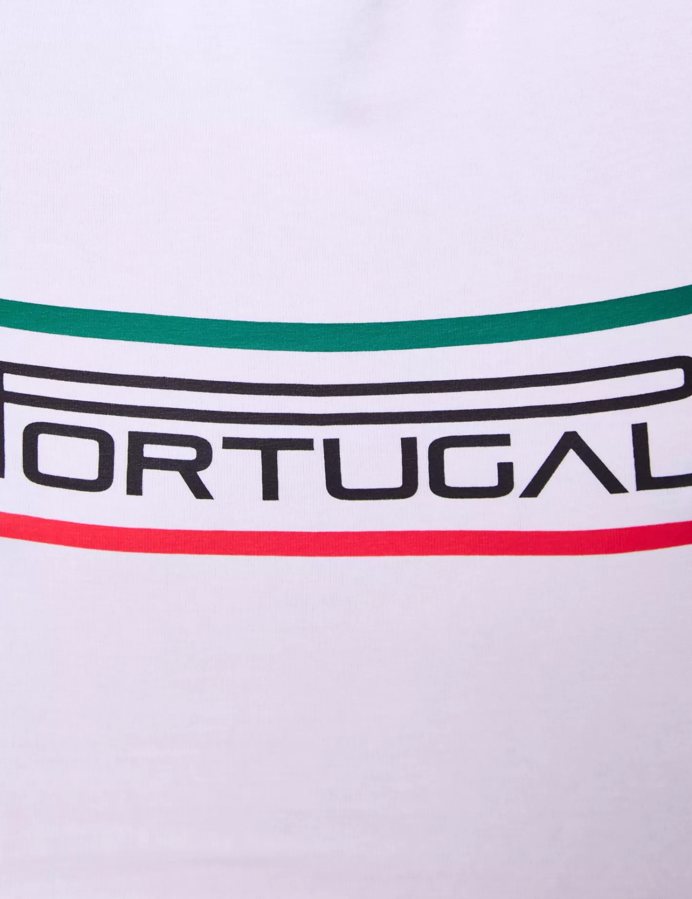 T-shirt bicolore imprimé portugal blanc^Jennyfer Fashion